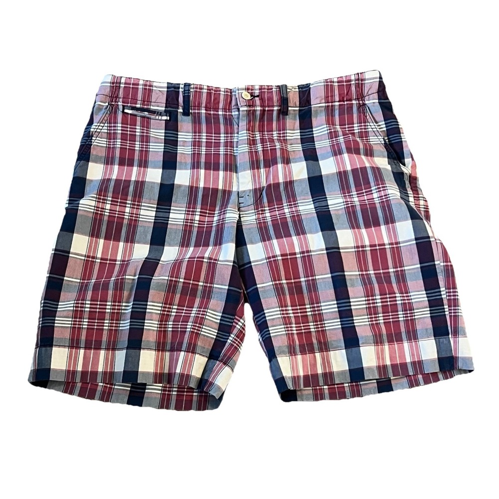 Polo Ralph Lauren Men's‎ 38 Plaid Madras Shorts Preppy Golf Casual Patriotic